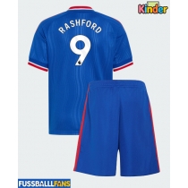 Manchester United Marcus Rashford #9 Auswärts Trikotsatz Kinder 2026-27 Kurzarm (+ Kurze Hosen)